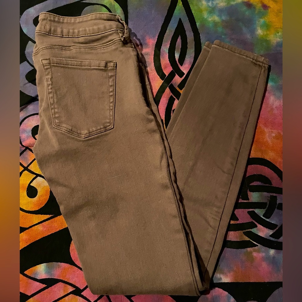 Bullhead PacSun skinny jeans 23 brown NWOT